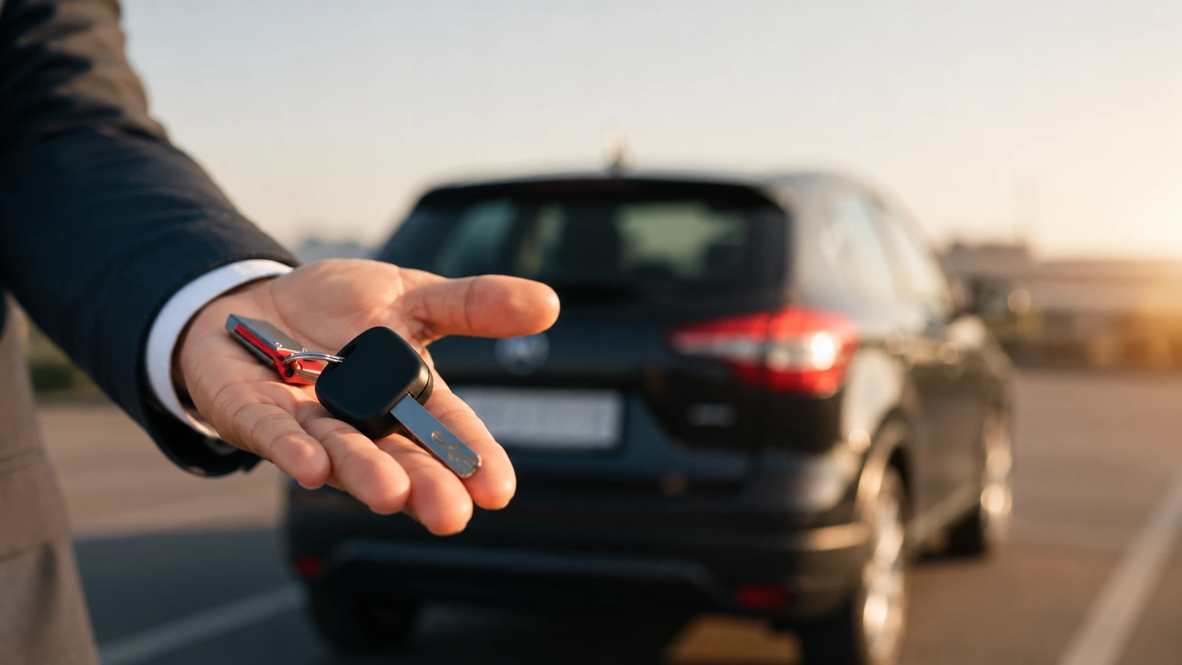 Vehicle keys ready for collection